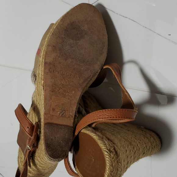 Burberry Women's Summed Wedge Sandals - Picture 7 of 9